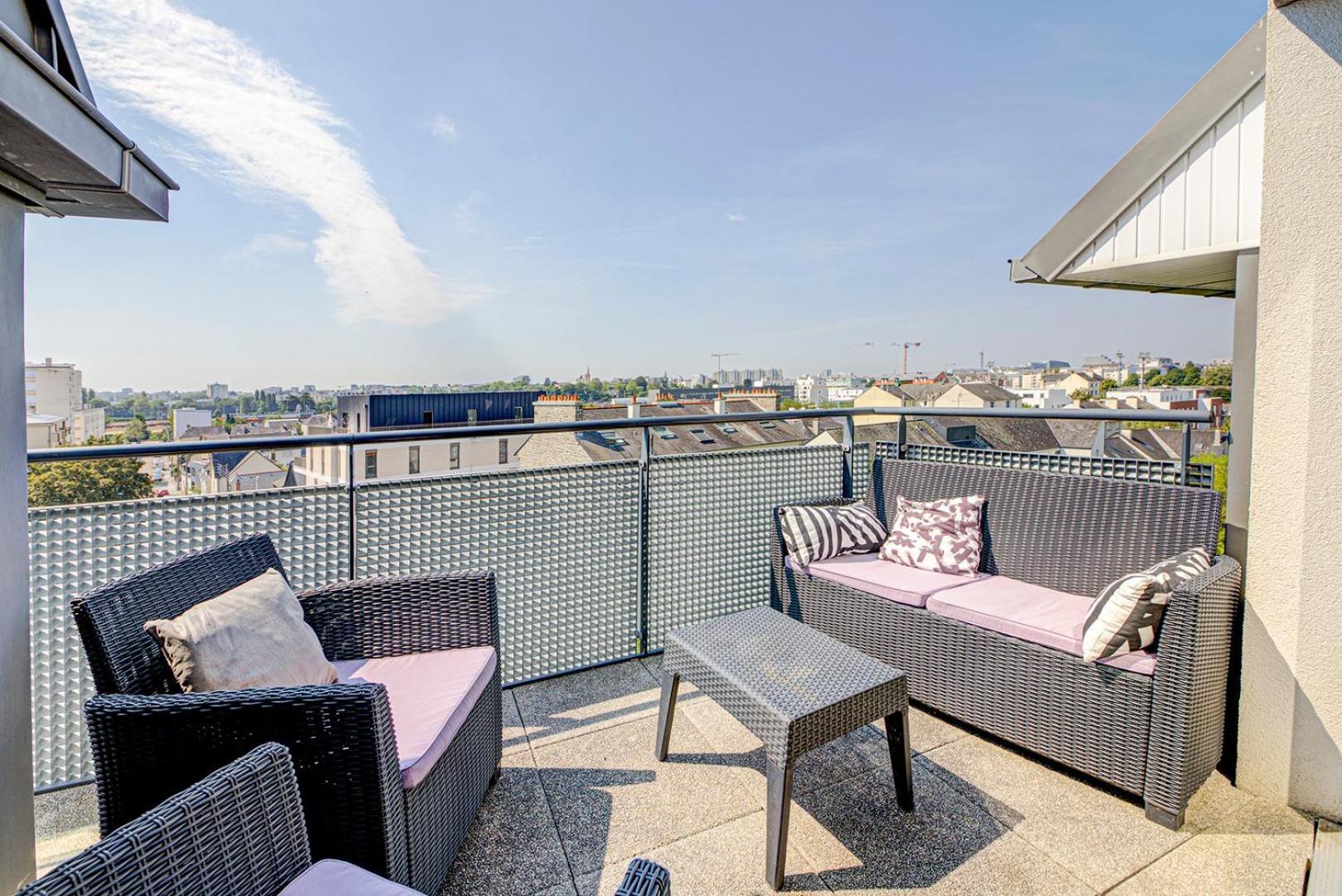 Appartement Le Maginot, T4 De Standing, Terrasse Et Parking à Rennes Extérieur photo