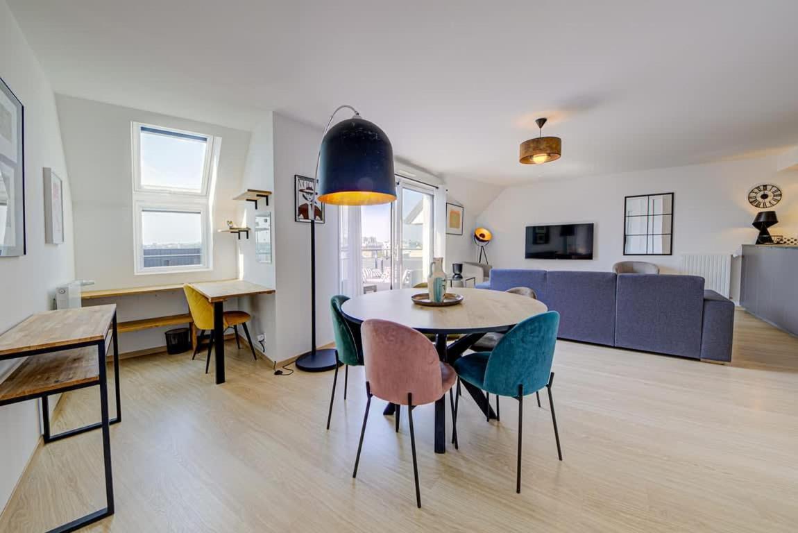 Appartement Le Maginot, T4 De Standing, Terrasse Et Parking à Rennes Extérieur photo