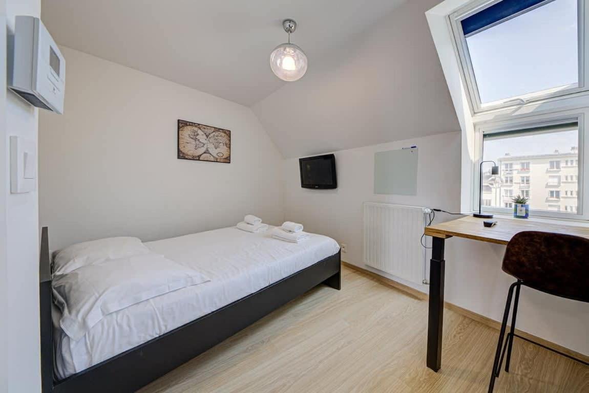 Appartement Le Maginot, T4 De Standing, Terrasse Et Parking à Rennes Extérieur photo